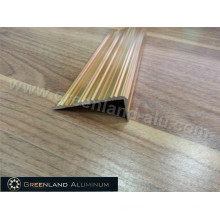 Aluminium Profile Step Edge Trim with Anodized Bright Gold Color